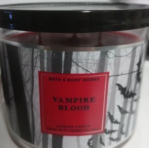 Bath & Body works vampire blood 3 wick candle